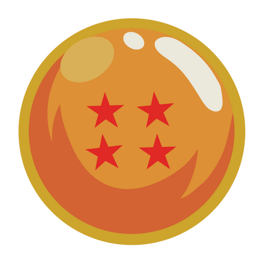 4 Star Dragon Ball Button - Dragon Ball (Z)