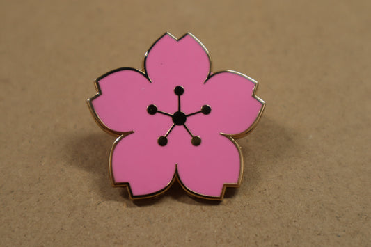 Cherry Blossom Hard Enamel Pin